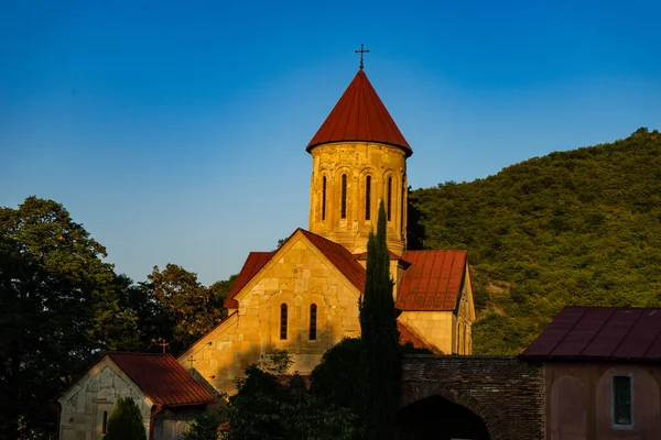 Complesso Monastico Betania Montagna Vicino Alla Capitale Georgiana Tbilisi — Foto Stock