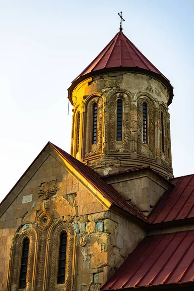 Complejo Del Monasterio Betania Montaña Cerca Capital Georgiana Tiflis —  Fotos de Stock