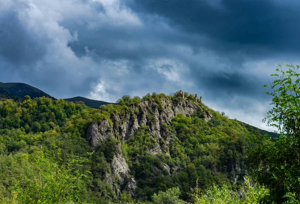 Krajina Průsmyku Gombori Brána Kakheti Egion Gruzii — Stock fotografie