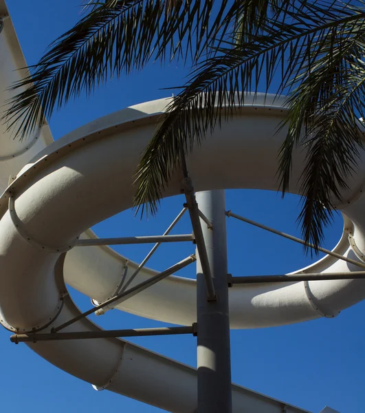 Aqua-park water heuvels — Stockfoto