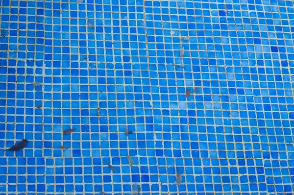 Piscina exterior com água azul — Fotografia de Stock