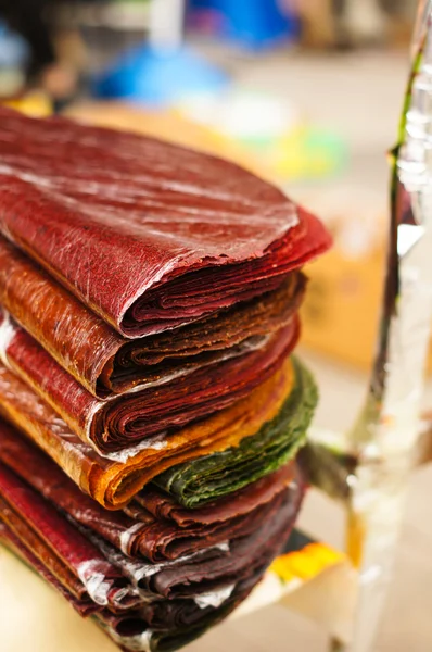 Traditional Georgian sausage-shaped candies — Stock Photo, Image