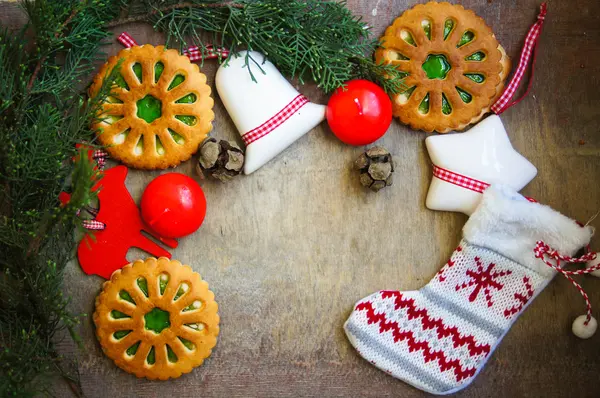 Decoração de tempo de Natal — Fotografia de Stock