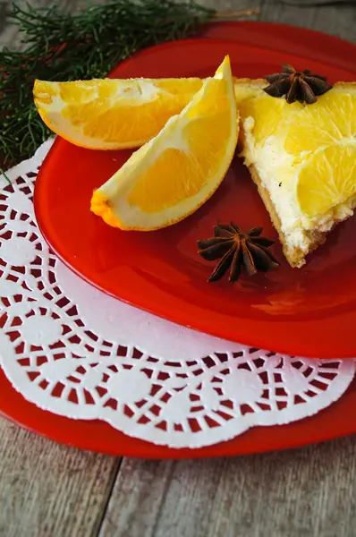 Orangenkuchen — Stockfoto