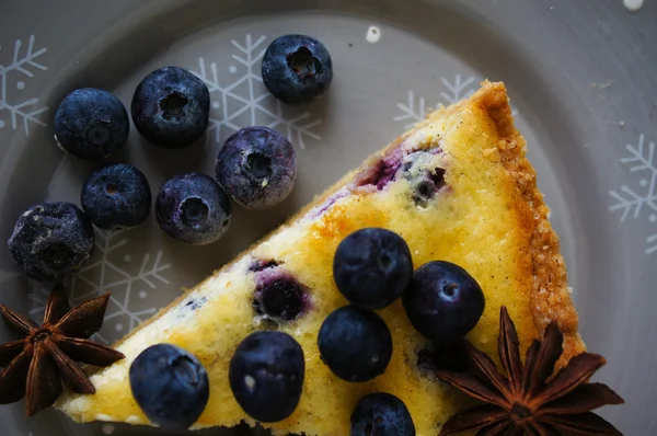 Tarte aux myrtilles — Photo