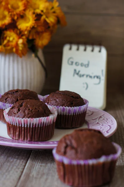 Çikolata cupcakes — Stok fotoğraf