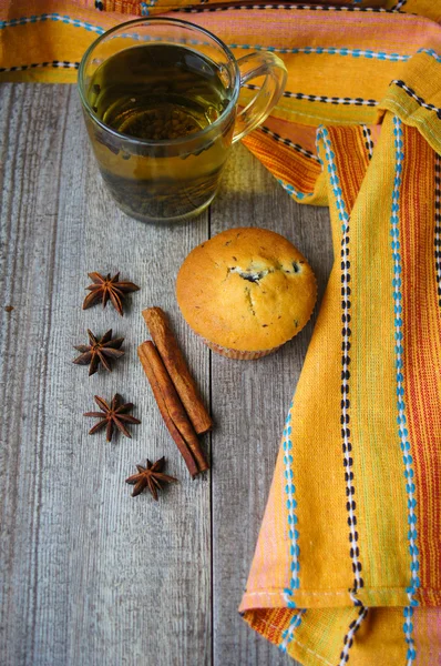 Blåbärmuffin — Stockfoto