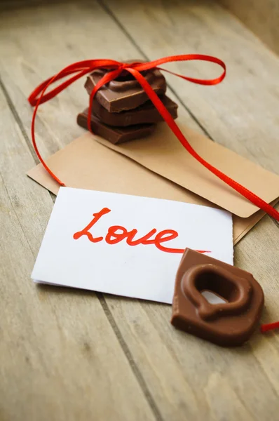 Lettera d'amore per San Valentino — Foto Stock