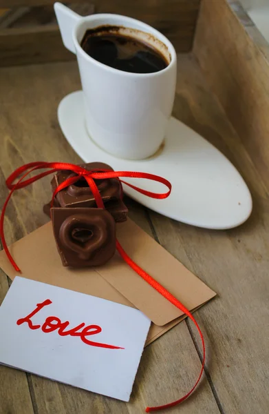 Carta de amor para el día de San Valentín — Foto de Stock