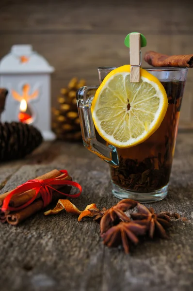 Christmas tea — Stock Photo, Image