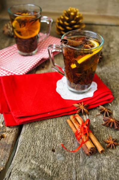 Christmas tea — Stock Photo, Image