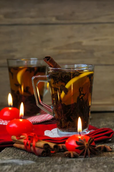 Boże Narodzenie herbata — Zdjęcie stockowe