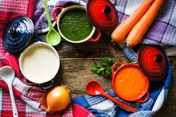 Cină sănătoasă, supă de legume — Fotografie, imagine de stoc