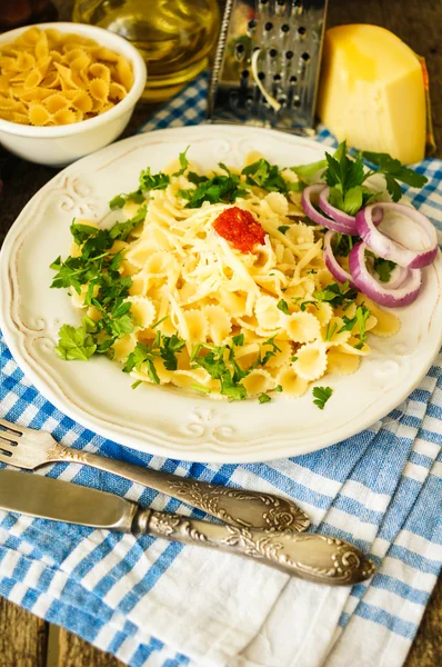 Farfalle pasta — Stockfoto