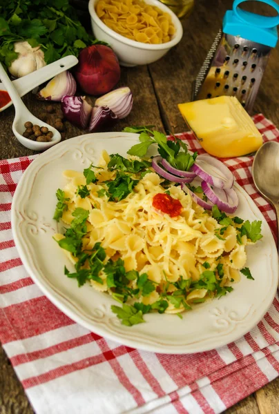 Farfalle pasta — Stockfoto