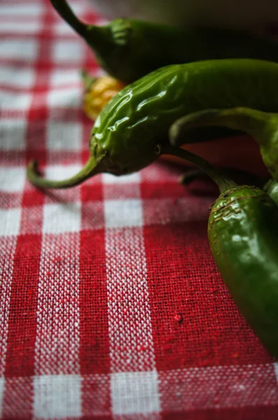 Grön banan paprika — Stockfoto