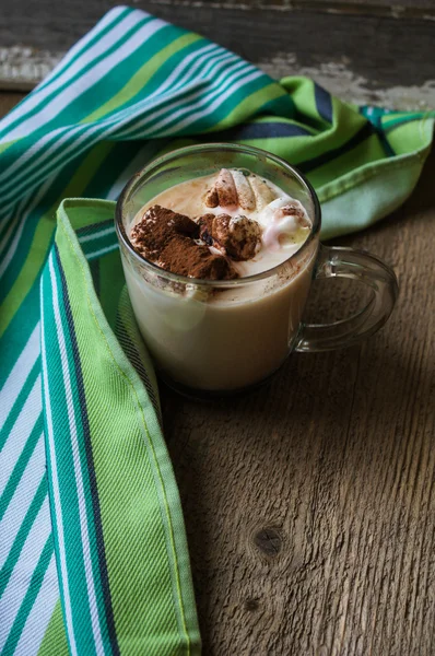 Chocolate with marshmallows in mug — Stock Photo, Image
