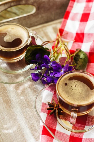 Spring time coffee — Stock Photo, Image