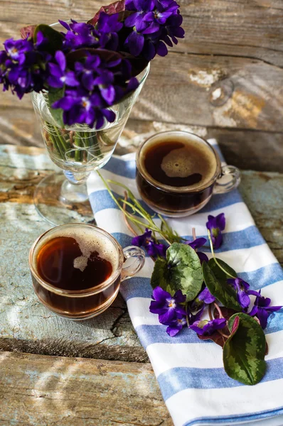 Весенний кофе — стоковое фото