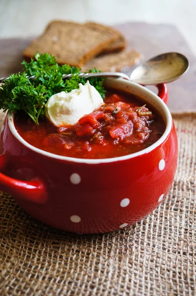 Borsch ucraino — Foto Stock