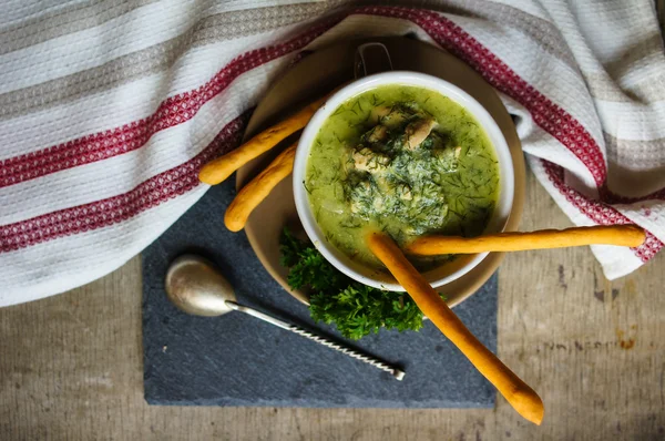 Chicken soup — Stock Photo, Image