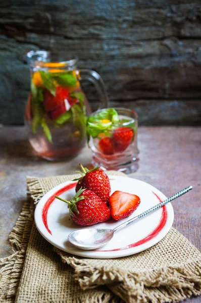 Strawbery limonata — Stok fotoğraf