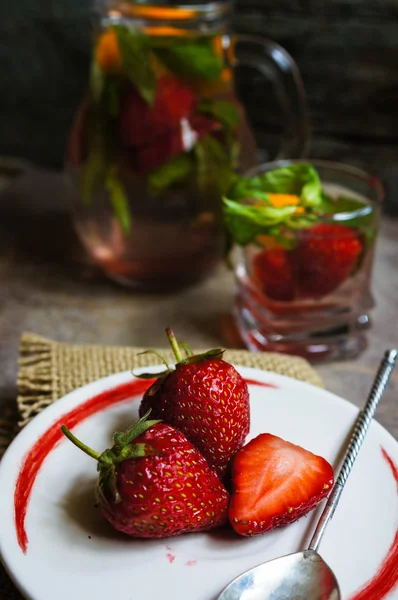 Strawbery limonata — Stok fotoğraf