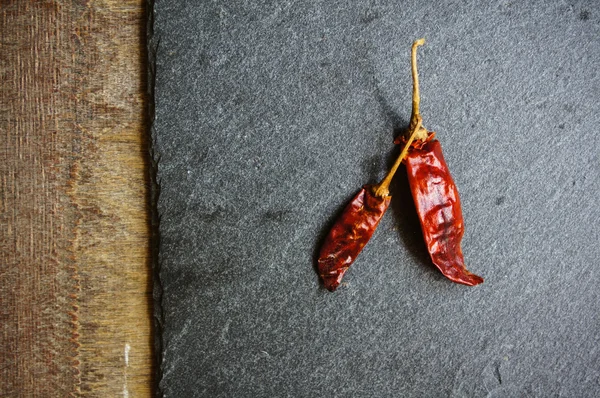 Torkade varm röd chili — Stockfoto