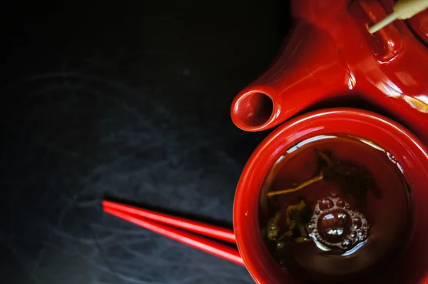 Tea és pálcika — Stock Fotó