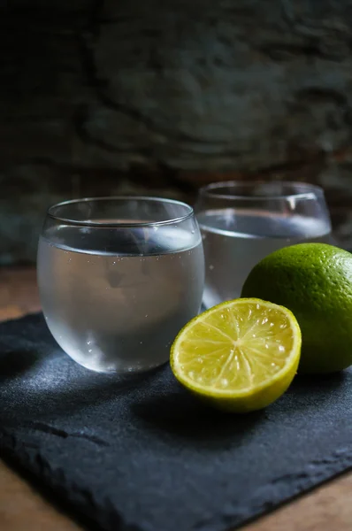 Water and lime — Zdjęcie stockowe