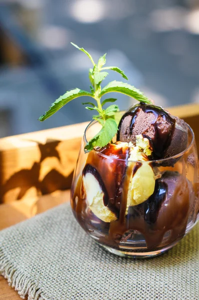 Helado de chocolate — Foto de Stock