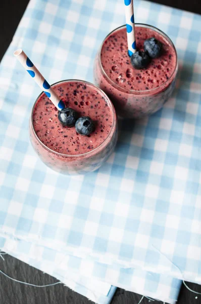 Blueberry smoothie — Stock Photo, Image