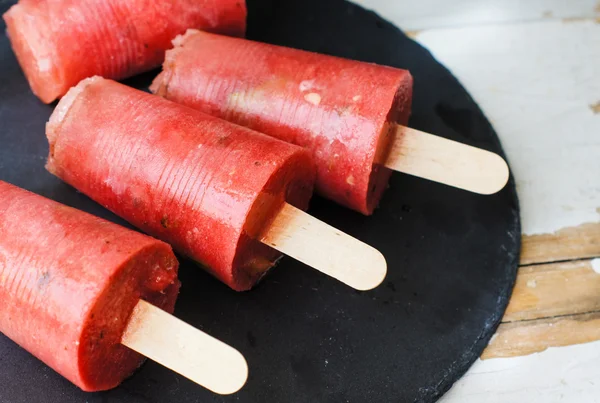 Summer dessert with watermelon — Stock Photo, Image