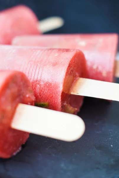 Summer dessert with watermelon — Stock Photo, Image