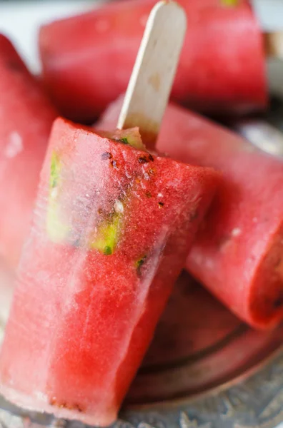 Letní dezert s meloun — Stock fotografie