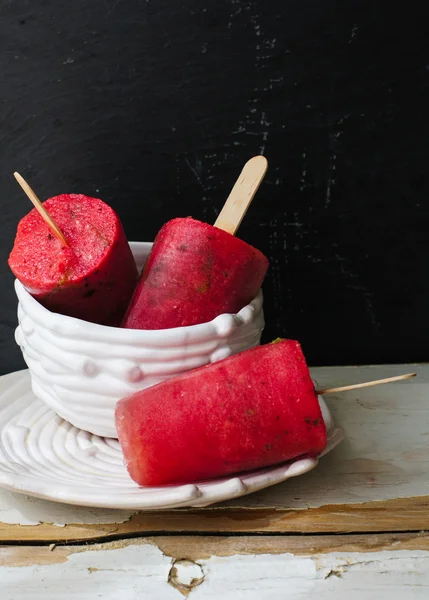 Letní dezert s meloun — Stock fotografie