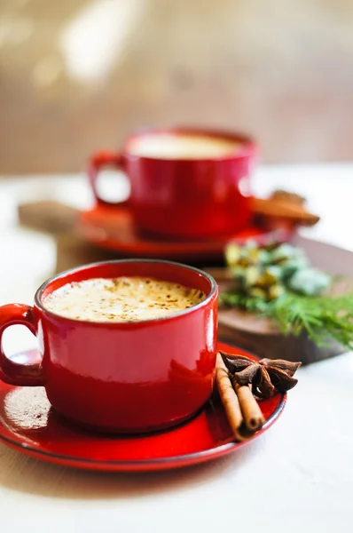 Kaffe med kryddor — Stockfoto