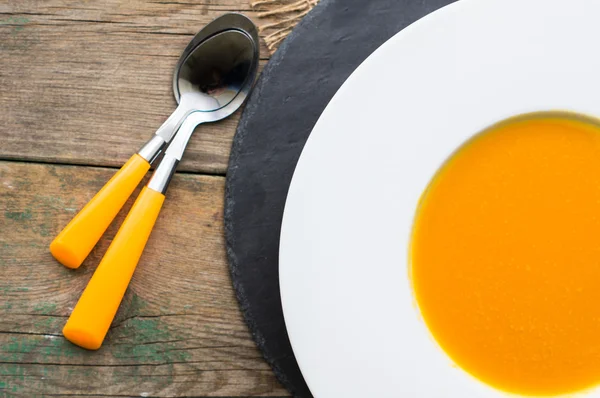 Суп з гарбуза — стокове фото