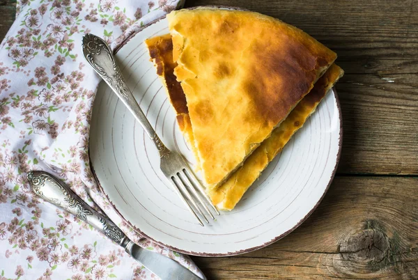 Traditioneel Georgische schotel - khachapuri — Stockfoto