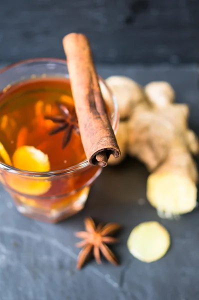 生姜とお茶 — ストック写真