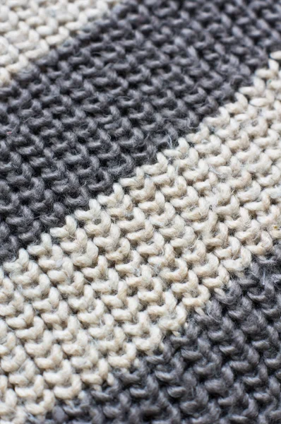 Knitted stripped background — Stock Photo, Image