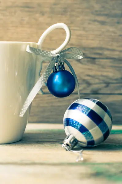 クリスマスの時間のお茶 — ストック写真