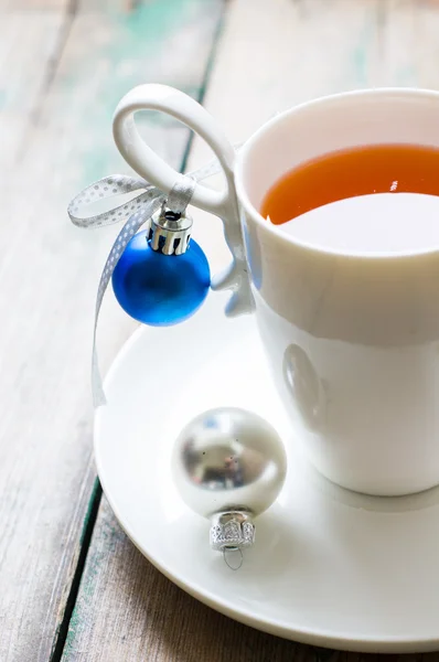 Christmas time tea — Stock Photo, Image