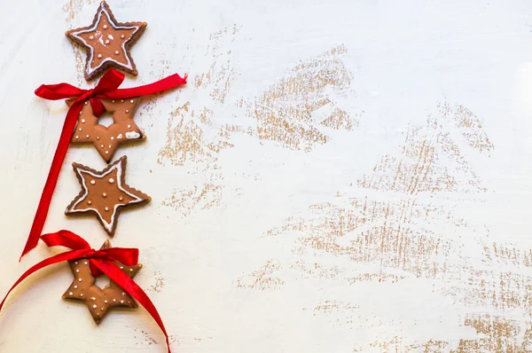 Biscoitos de Natal de gengibre — Fotografia de Stock