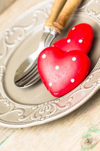 Saint Valentines day decorations — Stock Photo, Image