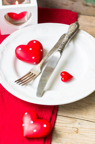 Saint Valentines day decorations — Stock Photo, Image