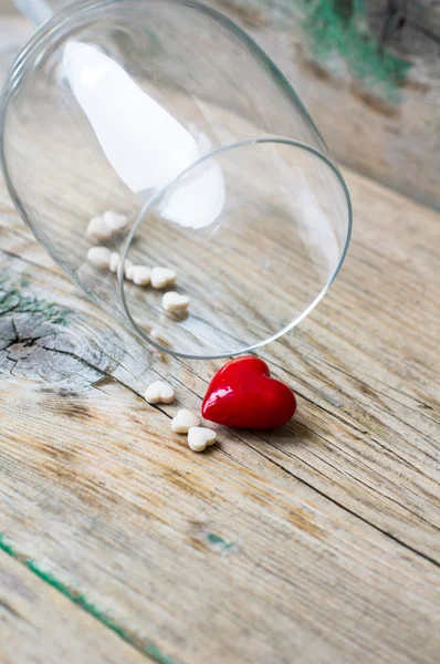 Valentinstag-Dekorationen — Stockfoto