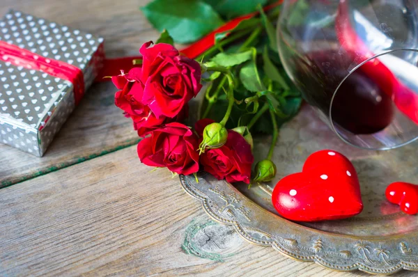 San Valentino in stile vintage — Foto Stock