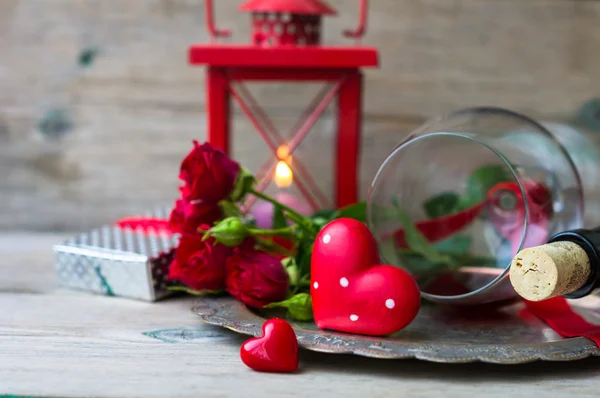 Dia de São Valentim em estilo vintage — Fotografia de Stock