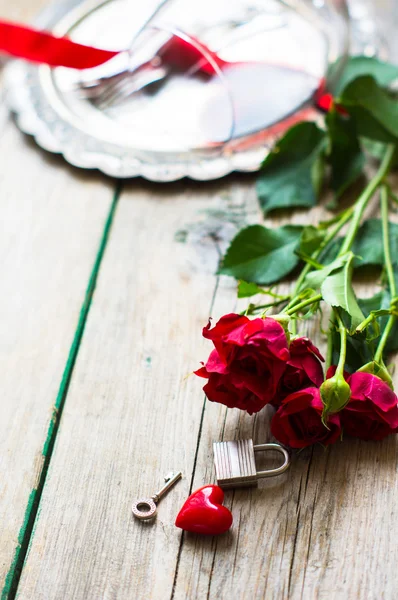 Dia de São Valentim em estilo vintage — Fotografia de Stock